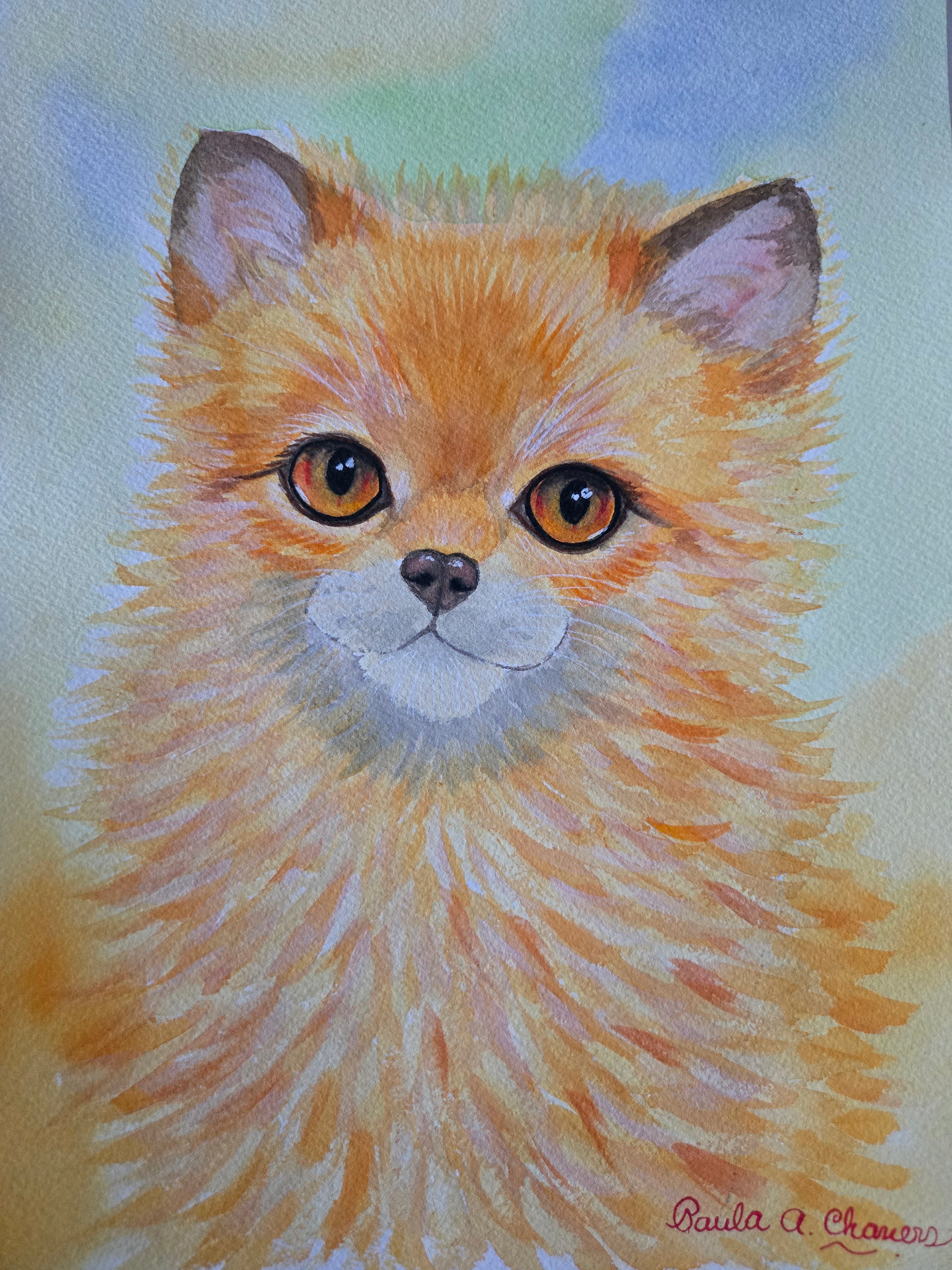 Gentle Fox | Original Watercolor Painting