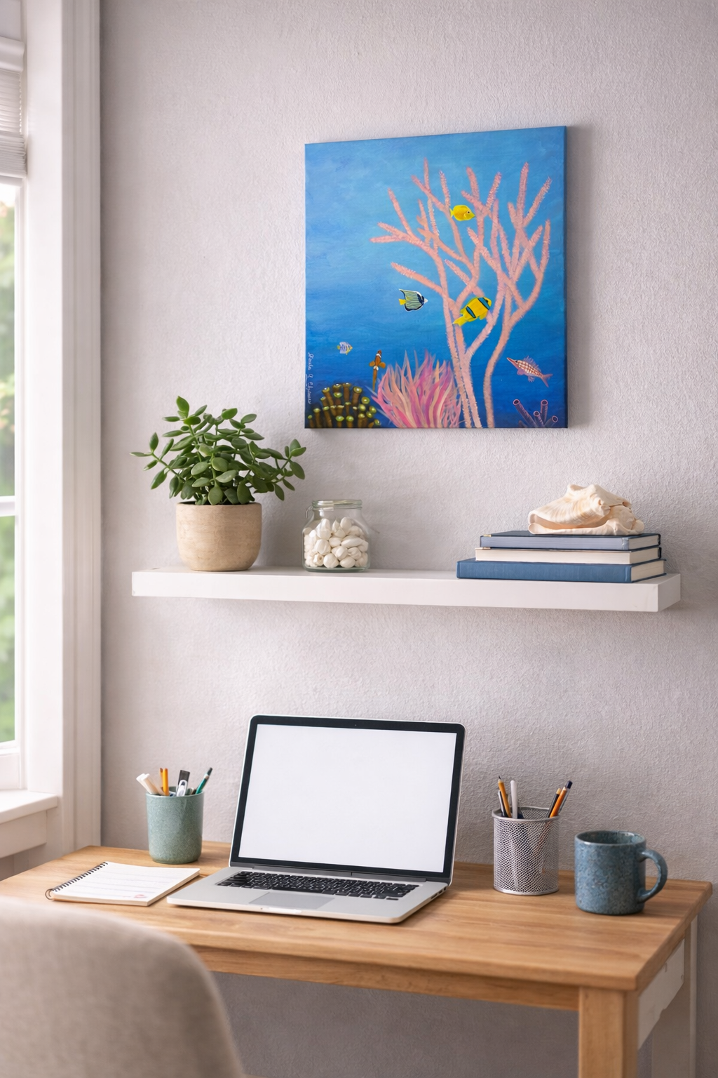 Aquarium | Original Ocean Acrylic Painting