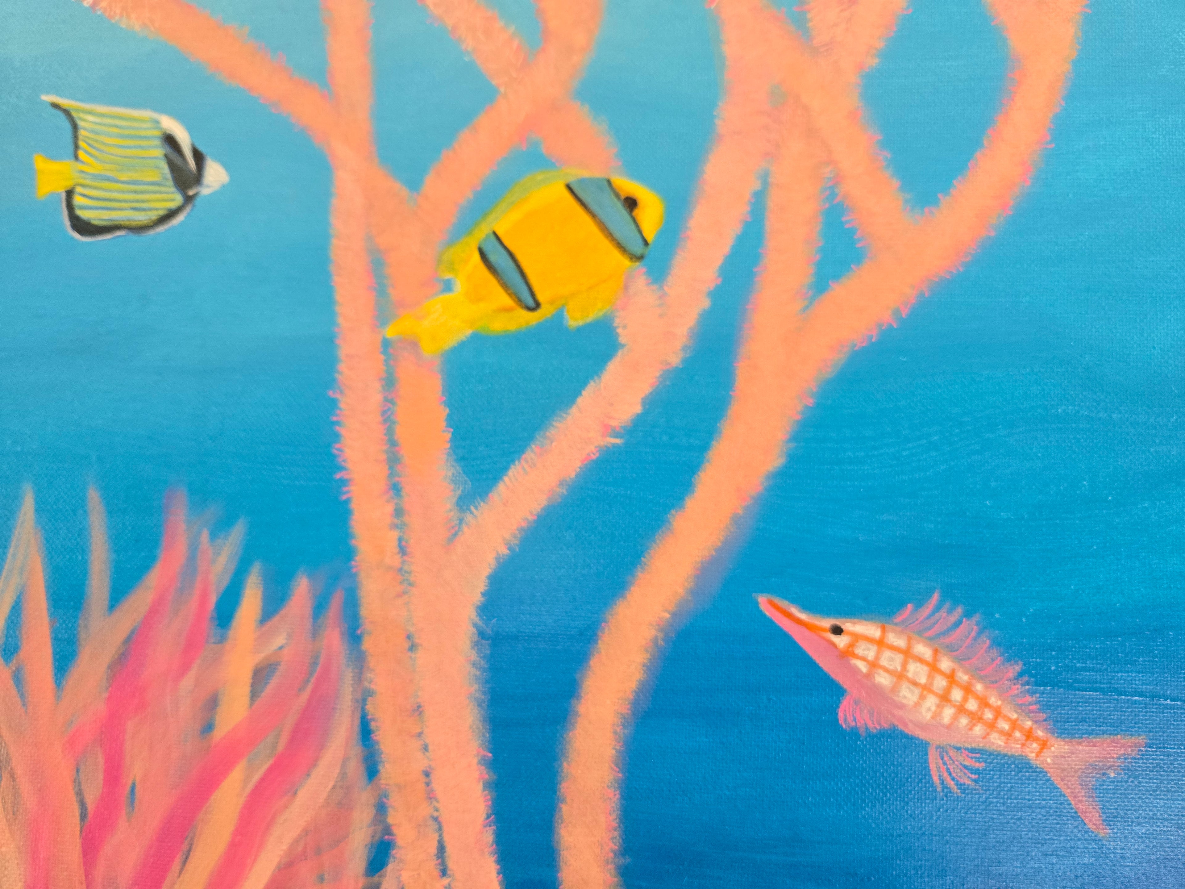 Aquarium | Original Ocean Acrylic Painting