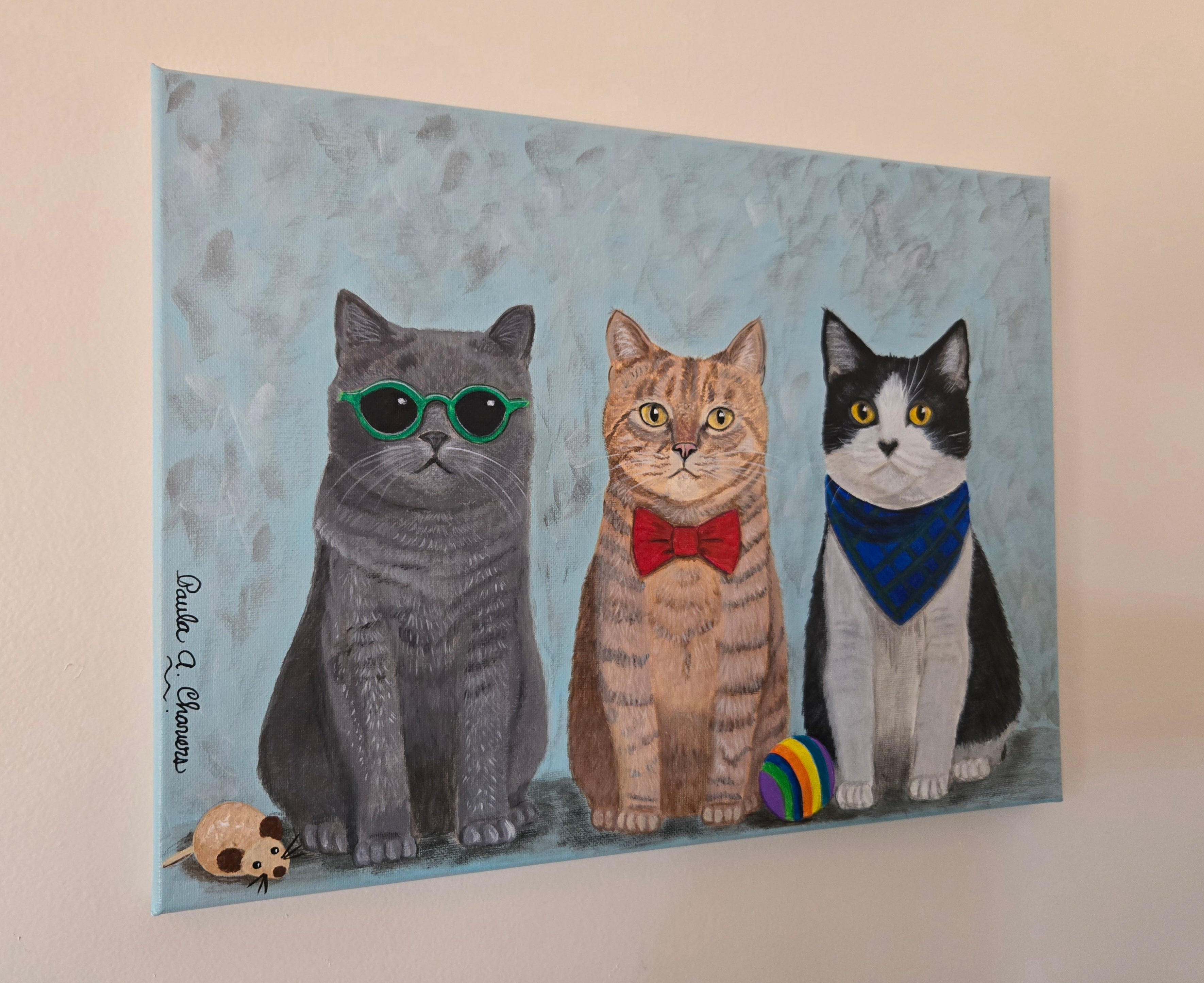 Catitude | Original Acrylic Painting