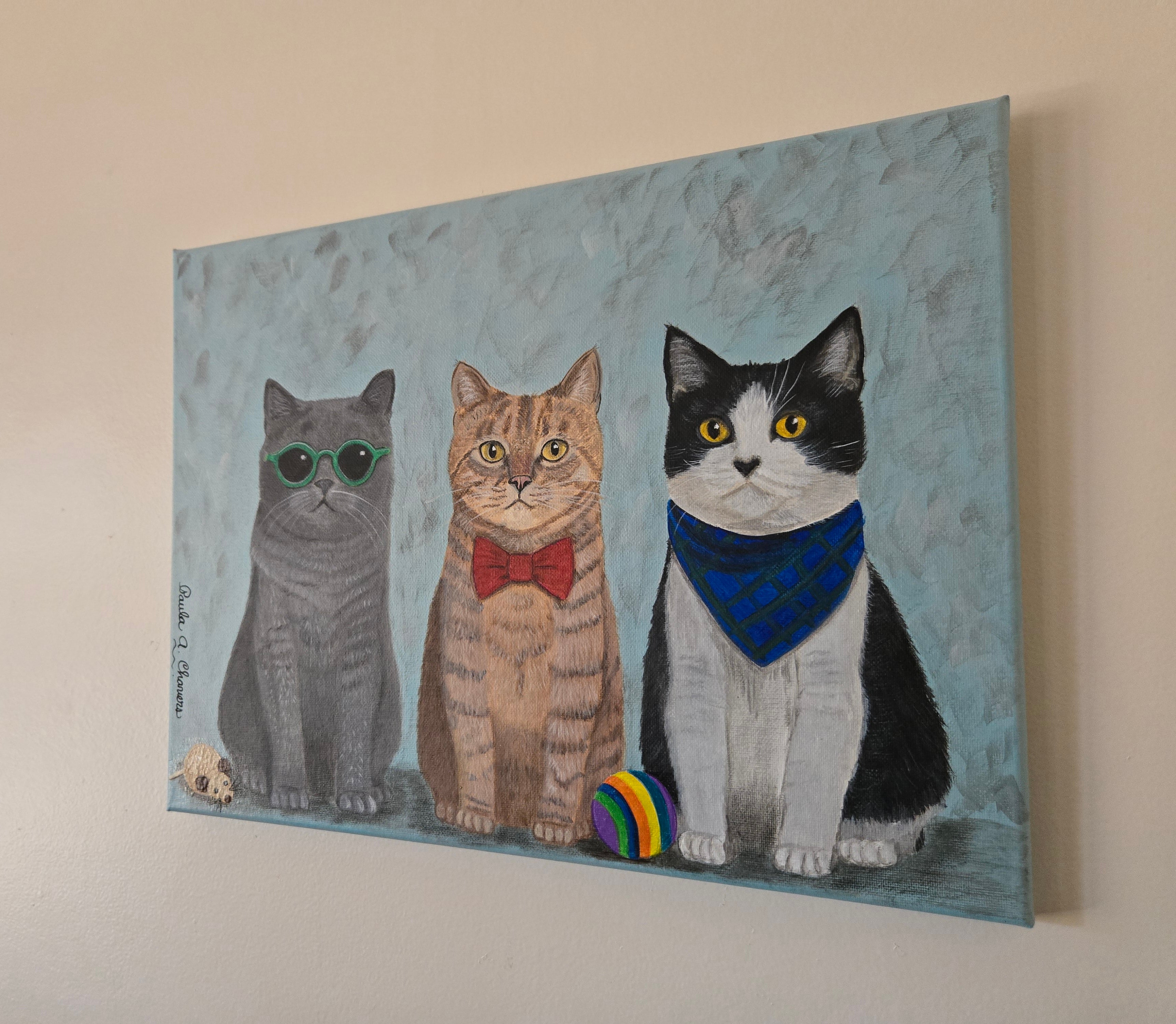 Catitude | Original Acrylic Painting